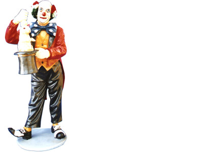 Design clown magician figure statue sculpture figures sculptures decoration decoration 5027
