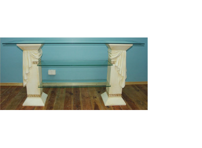 Design Display case Shelf Glass Column Wardrobe Showcases Shelves Wardrobe Living room 1856