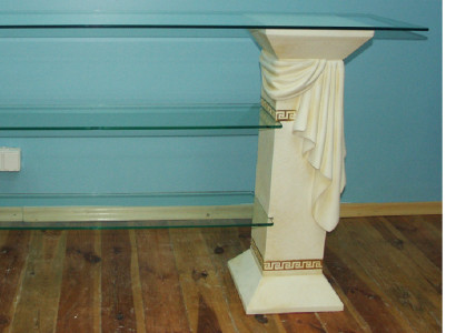 Design Display case Shelf Glass Column Wardrobe Showcases Shelves Wardrobe Living room 1856