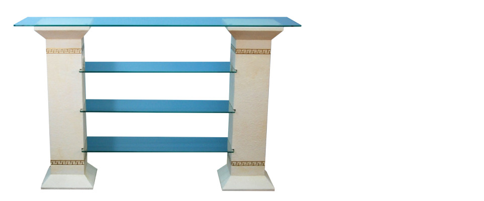 Design Display case Shelf Glass Column Wardrobe Showcases Shelves Wardrobe Living room 1865