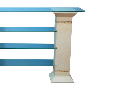 Design Display case Shelf Glass Column Wardrobe Showcases Shelves Wardrobe Living room 1865