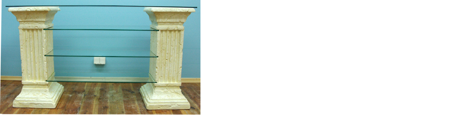 Design Display case Shelf Glass Column Wardrobe Showcases Shelves Wardrobe Living room 1849