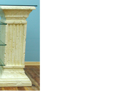Design Display case Shelf Glass Column Wardrobe Showcases Shelves Wardrobe Living room 1849