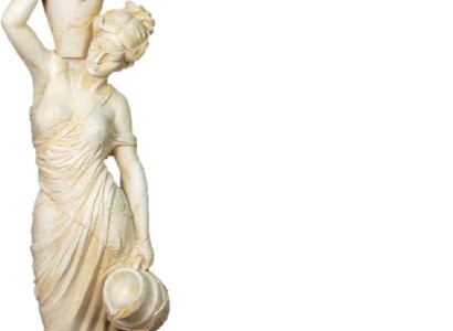 Antique Style Figure Life Size with Lighting Floor Lamp Lamp Lamps Floor Lamp