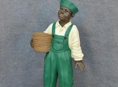 Dark Skinned Boy Sculpture Figure Sculptures Figures Statue Style 1920s