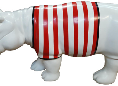 Figures Real Handcraft Modern Decoration Abstract Figure Hippopotamus 100cm new
