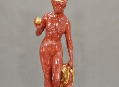 Antique Marble Style Statue Eva with Apple XXL Figure Statues Sculpture Decoration PG0010