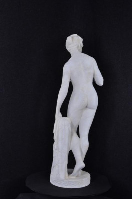 Antique Marble Style Statue Eva with Apple XXL Figure Statues Sculpture Decoration PG0346