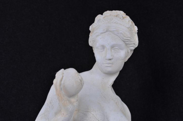 Antique Marble Style Statue Eva with Apple XXL Figure Statues Sculpture Decoration PG0346