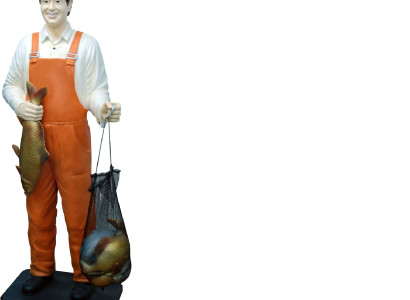 Design Fisherman Figure Statue Sculpture Figures Sculptures Decoration Deco 5661 new