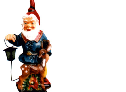 Design Dwarf Garden Lantern Figure Statue Sculpture Figures Sculptures new 8836