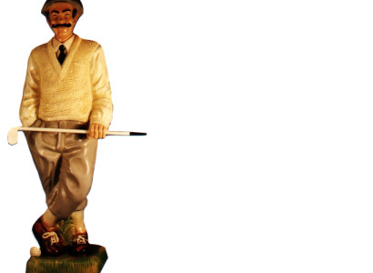 Design golf player figure statue sculpture figures sculptures decoration decoration 7610