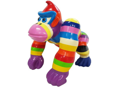 Abstract Statues Gorilla Figures Decoration Decorative Garden Designer Figure Statue