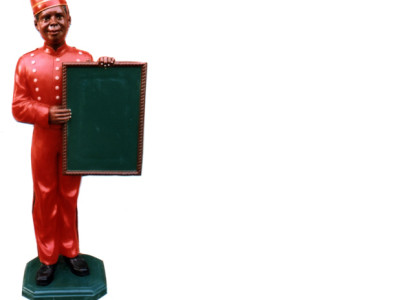 Design Hotel Sign Boy Figure Statue Sculpture Figures Sculptures Decoration