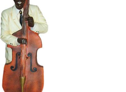 Design Double Bass Figure Statue Sculpture Figures Sculptures Decoration 4021 new