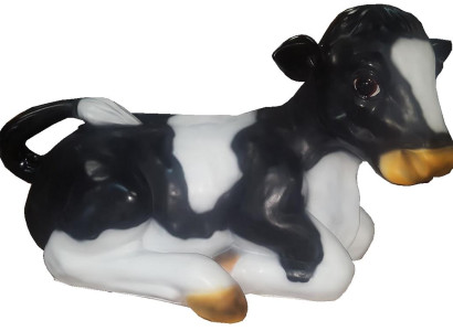 Modern Decoration Cow Figure Statue Sculpture Figures Figures Real Handcraft