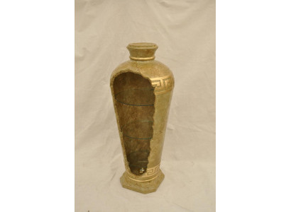 XXL Medusa Antique Style Display Case Bar Floor Vase Wardrobe Vintrine Column 127cm new