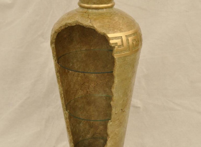 XXL Medusa Antique Style Display Case Bar Floor Vase Wardrobe Vintrine Column 127cm new
