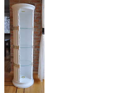 Design Display case Shelf Glass Column Bar Showcases Shelves Wardrobe Living room 1882 new