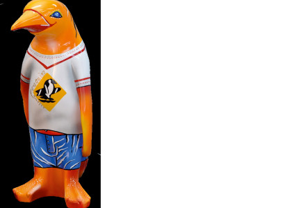 Design Luxury XXL 67cm Figure Sculpture Handcraft Penguin Animal Sculptures Figures
