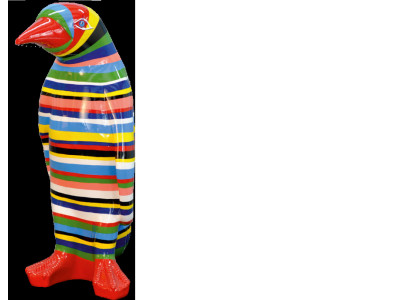 XXL Designer Figure Handcraft Painted Figures Sculpture Statue Penguin