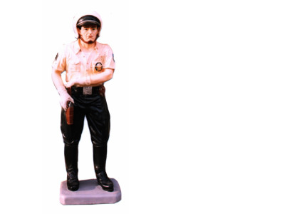 USA Highway Policeman Figure Statue Sculpture Figures Sculptures Decoration Decoration