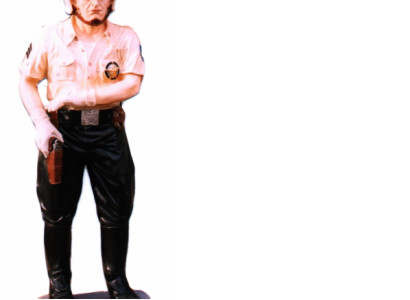 USA Highway Policeman Figure Statue Sculpture Figures Sculptures Decoration Decoration