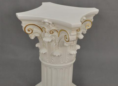 Medusa Column Roman Columns Marble Sculpture Figure Decoration Stand 1021