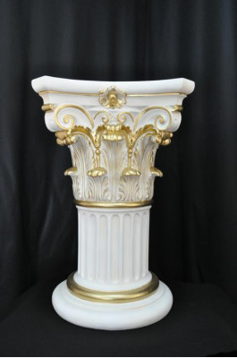 Medusa Column Roman Columns Marble Sculpture Figure Decoration Stand 1021