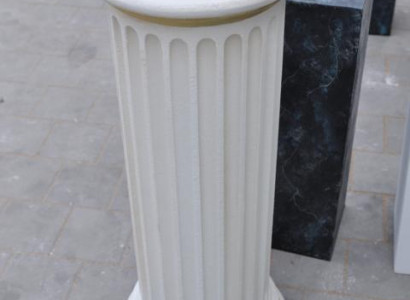Medusa Column Columns Marble Sculpture Figure Roman Decoration Stand new PG1102