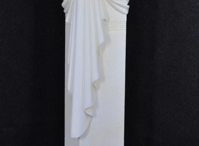 Medusa Column Roman Columns Marble Sculpture Figure Decorative Decoration Stand 1041
