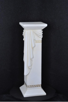 Medusa Column Roman Columns Marble Sculpture Figure Decorative Decoration Stand 1041