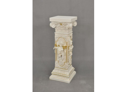 Design column cupids sculptures figures decoration decorative stand flowers base