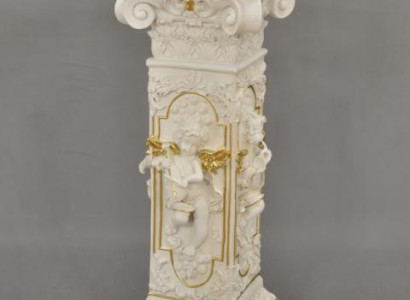 Design column cupids sculptures figures decoration decorative stand flowers base