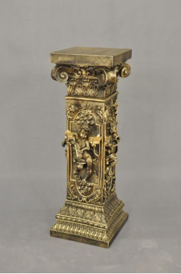 Design column cupids sculptures figures decoration decorative stand flowers base