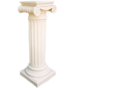 Medusa Column Roman Columns Marble Sculpture Figure Decoration Stand 1048