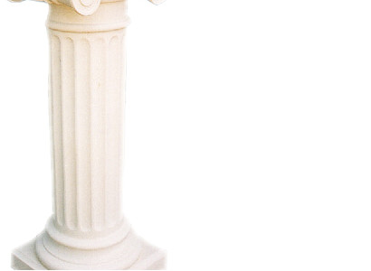 Medusa Column Roman Columns Marble Sculpture Figure Decoration Stand 1048
