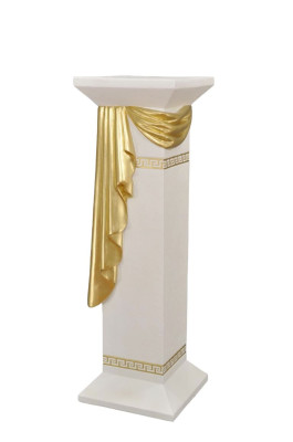 Medusa Column Roman Columns Marble Sculpture Figure Decoration Stand 1087