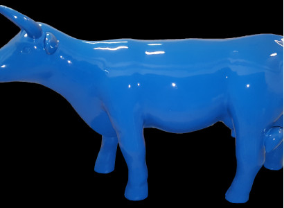 Blue's Rind Decorative Statue Figures Real Handcraft Sculpture Abstract Decoration