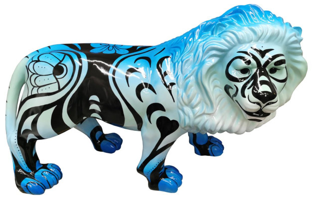 Abstract Design Figure Statue Figures Lion Garden Sculpture Sculptures Decoration