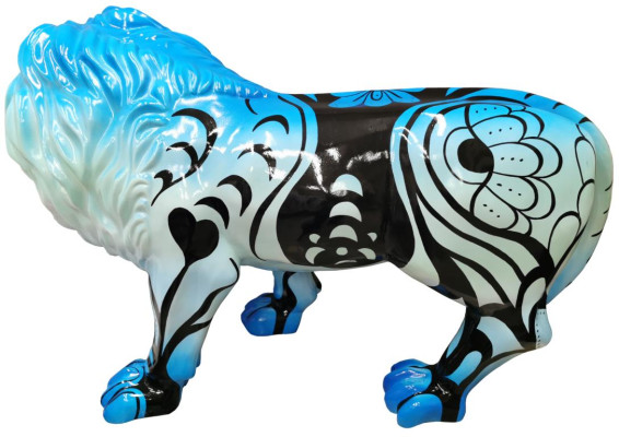 Abstract Design Figure Statue Figures Lion Garden Sculpture Sculptures Decoration