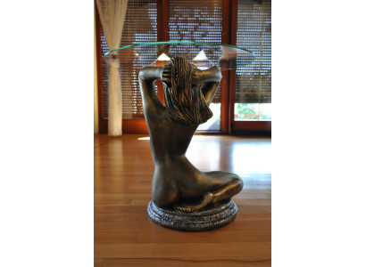 Design Medusa Coffee table Glass Table Side Tables Couch Classic 51cm