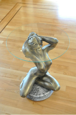 Design Medusa Coffee table Glass Table Side Tables Couch Classic 51cm