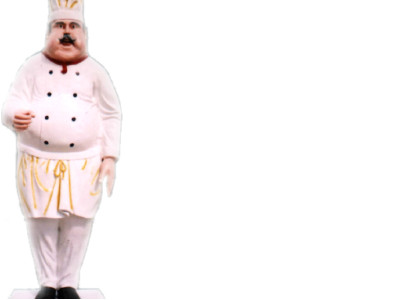 Restaurant Chef Figure Statue Sculpture Figures Sculptures Decoration Decoration 213cm