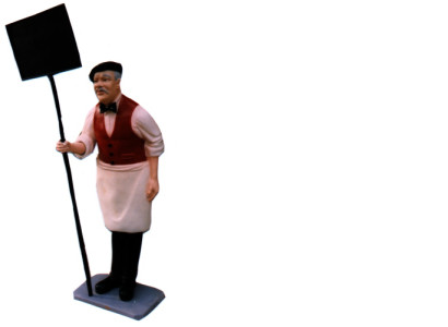 Sign Restaurant Figure Statue Sculpture Figures Sculptures Decoration Decoration 182cm