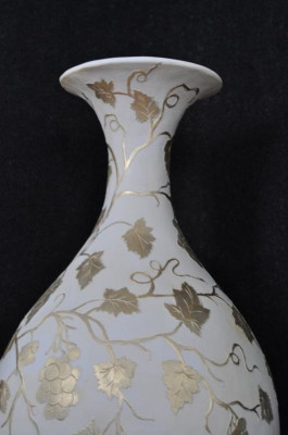 Design Flower Pot Decoration XXL Vase Vases Handcraft Decorative Chalice Cup 0856