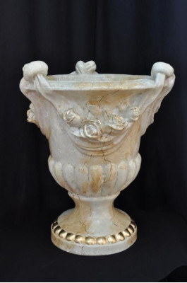 Design Flower Pot Decoration XXL Vase Vases Handcraft Decorative Chalice Cup 0857