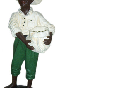 Design Boy with Bag Figure Statue Sculpture Figures Sculptures Decoration 7088