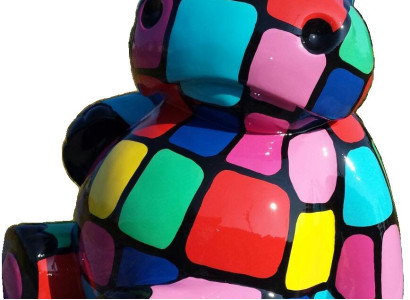 Modern decoration designer loft colorful sculptures figures real handcraft new