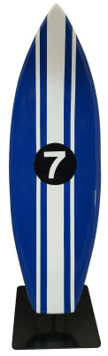 Surfboard Hand Painted Figure Sculptures Statues Figures Abstract Art Statue